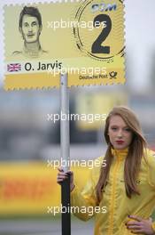 31.10.2010 Adria, Italy,  Gridgirl of Oliver Jarvis (GBR), Audi Sport Team Abt, Audi A4 DTM - DTM 2010 at Hockenheimring