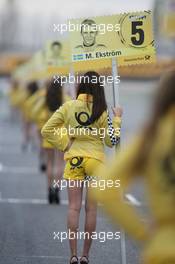 31.10.2010 Adria, Italy,  Gridgirl of Mattias Ekstroem (SWE), Audi Sport Team Abt, Audi A4 DTM - DTM 2010 at Hockenheimring