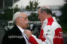 27.11.2010 Shanghai, China,  Hans Werner Aufrecht (GER), Team Chef HWA, ITR President and Dr. Wolfgang Ullrich (GER), Audi's Head of Sport - DTM 2010 at Hockenheimring