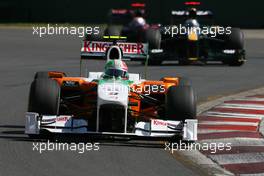 26.03.2010 Melbourne, Australia,  Vitantonio Liuzzi (ITA), Force India F1 Team  - Formula 1 World Championship, Rd 2, Australian Grand Prix, Friday Practice
