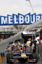 26.03.2010 Melbourne, Australia,  Mark Webber (AUS), Red Bull Racing, RB6 - Formula 1 World Championship, Rd 2, Australian Grand Prix, Friday Practice