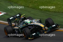 26.03.2010 Melbourne, Australia,  Heikki Kovalainen (FIN), Lotus F1 Team, T127 - Formula 1 World Championship, Rd 2, Australian Grand Prix, Friday Practice