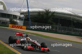 26.03.2010 Melbourne, Australia,  Lewis Hamilton (GBR), McLaren Mercedes  - Formula 1 World Championship, Rd 2, Australian Grand Prix, Friday Practice