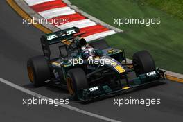 26.03.2010 Melbourne, Australia,  Jarno Trulli (ITA), Lotus F1 Team, T127 - Formula 1 World Championship, Rd 2, Australian Grand Prix, Friday Practice