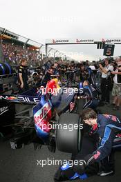 28.03.2010 Melbourne, Australia,  Sebastian Vettel (GER), Red Bull Racing - Formula 1 World Championship, Rd 2, Australian Grand Prix, Sunday Pre-Race Grid
