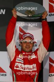 28.03.2010 Melbourne, Australia,  3rd place Felipe Massa (BRA), Scuderia Ferrari - Formula 1 World Championship, Rd 2, Australian Grand Prix, Sunday Podium