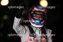 28.03.2010 Melbourne, Australia,  Jenson Button (GBR), McLaren Mercedes, wins - Formula 1 World Championship, Rd 2, Australian Grand Prix, Sunday Podium