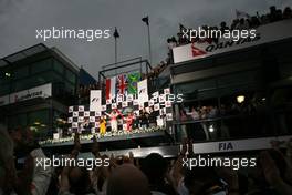 28.03.2010 Melbourne, Australia,  Robert Kubica (POL), Renault F1 Team, Jenson Button (GBR), McLaren Mercedes and Felipe Massa (BRA), Scuderia Ferrari  - Formula 1 World Championship, Rd 2, Australian Grand Prix, Sunday Podium