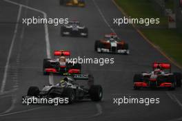 28.03.2010 Melbourne, Australia,  Nico Rosberg (GER), Mercedes GP Petronas, W01 - Formula 1 World Championship, Rd 2, Australian Grand Prix, Sunday Race
