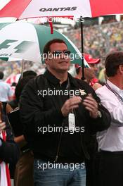 28.03.2010 Melbourne, Australia,  John Travolta - Formula 1 World Championship, Rd 2, Australian Grand Prix, Sunday Race