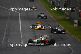 28.03.2010 Melbourne, Australia,  Adrian Sutil (GER), Force India F1 Team, VJM-02 - Formula 1 World Championship, Rd 2, Australian Grand Prix, Sunday Race