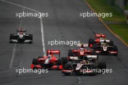 28.03.2010 Melbourne, Australia,  Karun Chandhok (IND), Hispania Racing F1 Team HRT - Formula 1 World Championship, Rd 2, Australian Grand Prix, Sunday Race