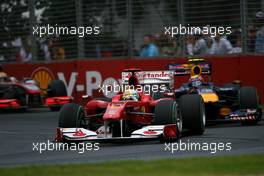 28.03.2010 Melbourne, Australia,  Felipe Massa (BRA), Scuderia Ferrari  - Formula 1 World Championship, Rd 2, Australian Grand Prix, Sunday Race