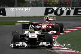 28.03.2010 Melbourne, Australia,  Pedro de la Rosa (ESP), BMW Sauber F1 Team, C29 leads Fernando Alonso (ESP), Scuderia Ferrari, F10 - Formula 1 World Championship, Rd 2, Australian Grand Prix, Sunday Race