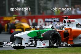 28.03.2010 Melbourne, Australia,  Adrian Sutil (GER), Force India F1 Team  - Formula 1 World Championship, Rd 2, Australian Grand Prix, Sunday Race