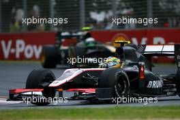 28.03.2010 Melbourne, Australia,  Bruno Senna (BRA), Hispania Racing F1 Team HRT  - Formula 1 World Championship, Rd 2, Australian Grand Prix, Sunday Race