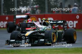 Heikki Kovalainen (FIN), Lotus F1 Team  - Formula 1 World Championship, Rd 2, Australian Grand Prix, Sunday Race