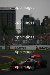 28.03.2010 Melbourne, Australia,  Jenson Button (GBR), McLaren Mercedes, MP4-25 - Formula 1 World Championship, Rd 2, Australian Grand Prix, Sunday Race