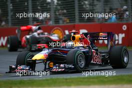 28.03.2010 Melbourne, Australia,  Sebastian Vettel (GER), Red Bull Racing  - Formula 1 World Championship, Rd 2, Australian Grand Prix, Sunday Race