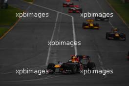 28.03.2010 Melbourne, Australia,  Sebastian Vettel (GER), Red Bull Racing, RB6 - Formula 1 World Championship, Rd 2, Australian Grand Prix, Sunday Race