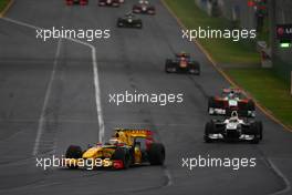 28.03.2010 Melbourne, Australia,  Vitaly Petrov (RUS), Renault F1 Team - Formula 1 World Championship, Rd 2, Australian Grand Prix, Sunday Race