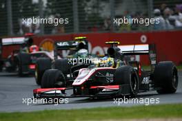 28.03.2010 Melbourne, Australia,  Bruno Senna (BRA), Hispania Racing F1 Team HRT  - Formula 1 World Championship, Rd 2, Australian Grand Prix, Sunday Race