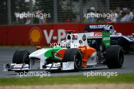 28.03.2010 Melbourne, Australia,  Adrian Sutil (GER), Force India F1 Team  - Formula 1 World Championship, Rd 2, Australian Grand Prix, Sunday Race