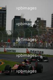 28.03.2010 Melbourne, Australia,  Jaime Alguersuari (ESP), Scuderia Toro Rosso - Formula 1 World Championship, Rd 2, Australian Grand Prix, Sunday Race