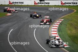 28.03.2010 Melbourne, Australia,  Nico Rosberg (GER), Mercedes GP Petronas, W01 leads Felipe Massa (BRA), Scuderia Ferrari, F10 - Formula 1 World Championship, Rd 2, Australian Grand Prix, Sunday Race