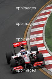 27.03.2010 Melbourne, Australia,  Jenson Button (GBR), McLaren Mercedes, MP4-25 - Formula 1 World Championship, Rd 2, Australian Grand Prix, Saturday Qualifying