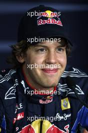 27.03.2010 Melbourne, Australia,  Sebastian Vettel (GER), Red Bull Racing - Formula 1 World Championship, Rd 2, Australian Grand Prix, Saturday Press Conference