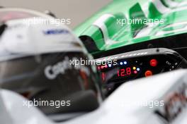 27.03.2010 Melbourne, Australia,  Adrian Sutil (GER), Force India F1 Team, steering wheel - Formula 1 World Championship, Rd 2, Australian Grand Prix, Saturday Practice