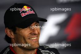 27.03.2010 Melbourne, Australia,  Mark Webber (AUS), Red Bull Racing - Formula 1 World Championship, Rd 2, Australian Grand Prix, Saturday Press Conference