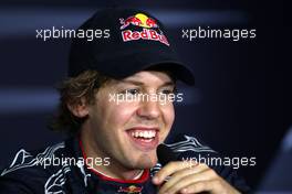 27.03.2010 Melbourne, Australia,  Sebastian Vettel (GER), Red Bull Racing - Formula 1 World Championship, Rd 2, Australian Grand Prix, Saturday Press Conference