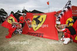 27.03.2010 Melbourne, Australia,  Fans of Scuderia Ferrari  - Formula 1 World Championship, Rd 2, Australian Grand Prix, Saturday