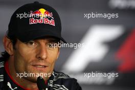 27.03.2010 Melbourne, Australia,  Mark Webber (AUS), Red Bull Racing - Formula 1 World Championship, Rd 2, Australian Grand Prix, Saturday Press Conference