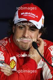 27.03.2010 Melbourne, Australia,  Fernando Alonso (ESP), Scuderia Ferrari - Formula 1 World Championship, Rd 2, Australian Grand Prix, Saturday Press Conference