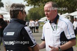 27.03.2010 Melbourne, Australia,  Adam Parr, Williams F1 Team, Mark Gallagher (IRL), General Manager of Cosworth's F1 Business Unit - Formula 1 World Championship, Rd 2, Australian Grand Prix, Saturday
