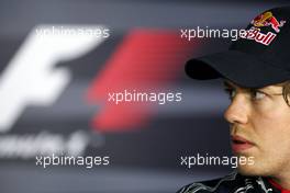 27.03.2010 Melbourne, Australia,  Sebastian Vettel (GER), Red Bull Racing - Formula 1 World Championship, Rd 2, Australian Grand Prix, Saturday Press Conference