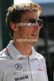 25.03.2010 Melbourne, Australia,  Jenson Button (GBR), McLaren Mercedes - Formula 1 World Championship, Rd 2, Australian Grand Prix, Thursday