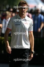 25.03.2010 Melbourne, Australia,  Jenson Button (GBR), McLaren Mercedes  - Formula 1 World Championship, Rd 2, Australian Grand Prix, Thursday
