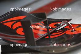 25.03.2010 Melbourne, Australia,  Virgin Racing front wing detail - Formula 1 World Championship, Rd 2, Australian Grand Prix, Thursday