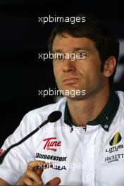 25.03.2010 Melbourne, Australia,  Jarno Trulli (ITA), Lotus F1 Team - Formula 1 World Championship, Rd 2, Australian Grand Prix, Thursday Press Conference