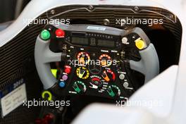 25.03.2010 Melbourne, Australia,  The steerig wheel of Michael Schumacher (GER), Mercedes GP Petronas - Formula 1 World Championship, Rd 2, Australian Grand Prix, Thursday