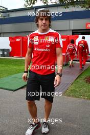 24.03.2010 Melbourne, Australia,  Fernando Alonso (ESP), Scuderia Ferrari - Formula 1 World Championship, Rd 2, Australian Grand Prix, Wednesday