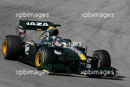 26.02.2010 Barcelona, Spain,  Jarno Trulli (ITA), Lotus F1 Team  - Formula 1 Testing, Barcelona
