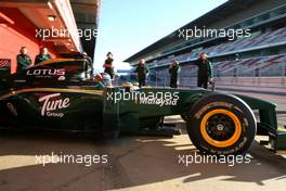 26.02.2010 Barcelona, Spain,  Jarno Trulli (ITA), Lotus F1 Team  - Formula 1 Testing, Barcelona