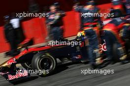 26.02.2010 Barcelona, Spain,  Jaime Alguersuari (ESP), Scuderia Toro Rosso  - Formula 1 Testing, Barcelona