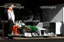 26.02.2010 Barcelona, Spain,  Vitantonio Liuzzi (ITA), Force India F1 Team  - Formula 1 Testing, Barcelona