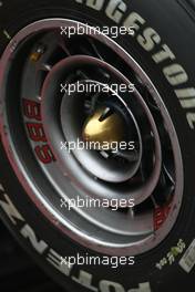 27.02.2010 Barcelona, Spain,  Scuderia Ferrari wheel detail - Formula 1 Testing, Barcelona